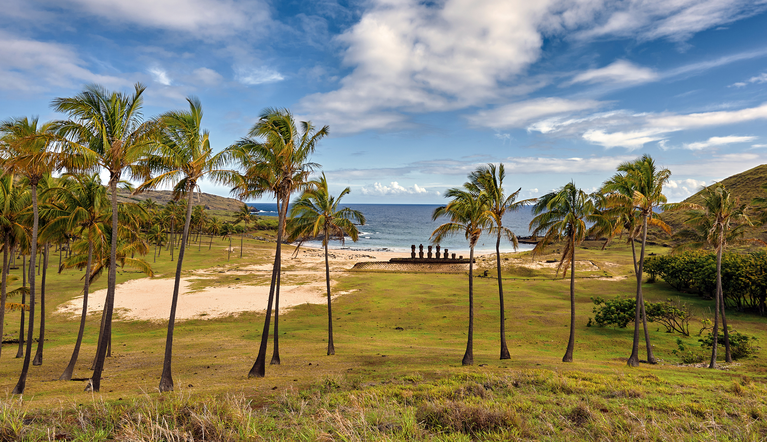 Ahu Nau Nau, Anakena, Isla de Pascua, Rapa Nui